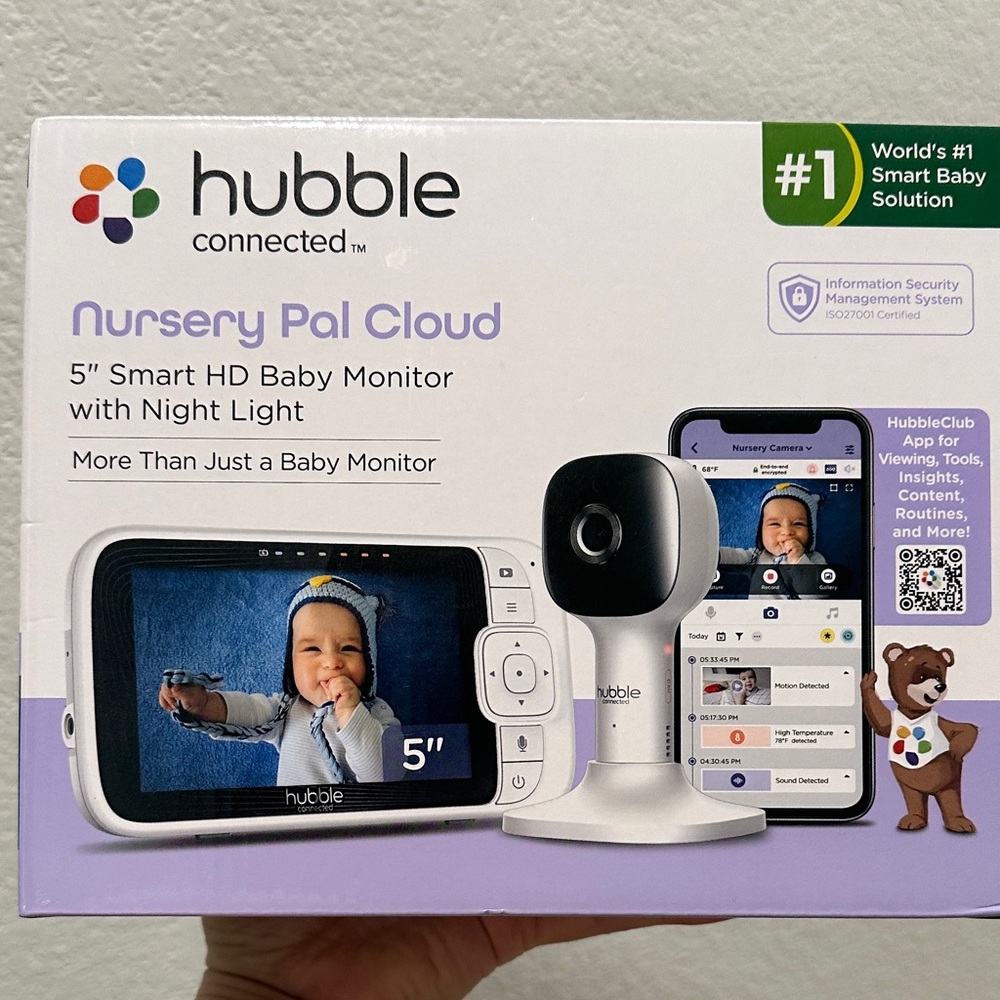 Hubble Nursery Pal Cloud Baby Monitor
